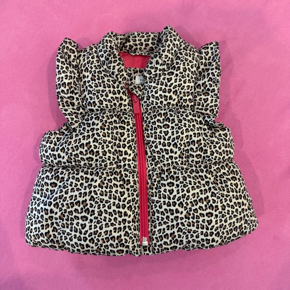 Baby Gap Leopard Print Puffer Vest